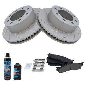 TRQ® - Performance Ceramic Front Brake Kit