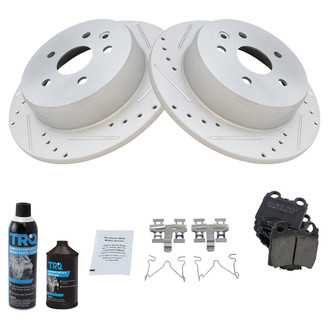 TRQ® - Performance Ceramic Rear Brake Kit