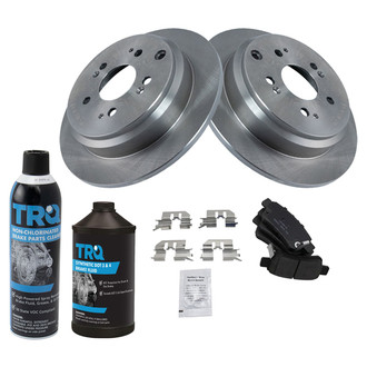 TRQ® - Rear Disc Brake Kit with Ceramic Pads