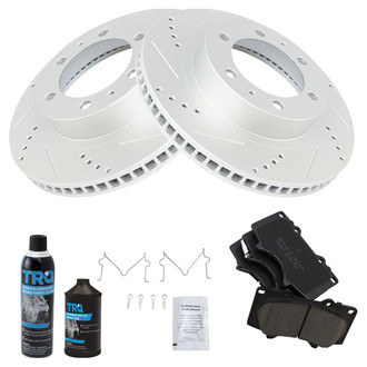 TRQ® - Performance Ceramic Front Brake Kit