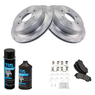 TRQ® - Rear Disc Brake Kit with Ceramic Pads