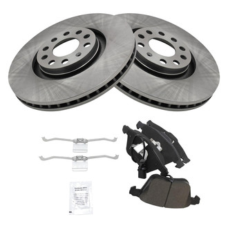 TRQ® - Front Disc Brake Kit with Ceramic Pads
