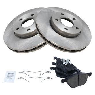 TRQ® - Front Disc Brake Kit with Ceramic Pads