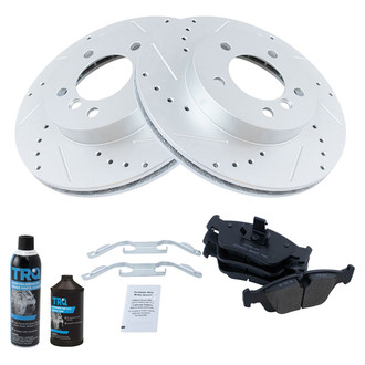 TRQ® - Performance Ceramic Front Brake Kit