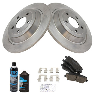 TRQ® - Rear Disc Brake Kit with Ceramic Pads