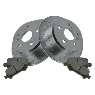 TRQ® - Performance Ceramic Rear Brake Kit