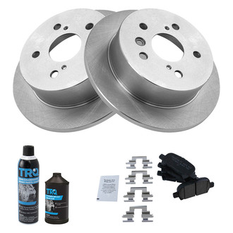 TRQ® - Rear Disc Brake Kit with Ceramic Pads