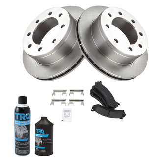 TRQ® - Rear Disc Brake Kit with Ceramic Pads