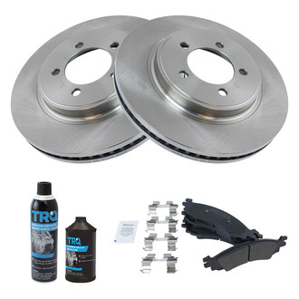 TRQ® - Front Disc Brake Kit with Ceramic Pads