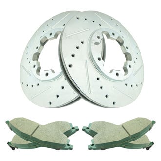 TRQ® - Performance Ceramic Front Brake Kit