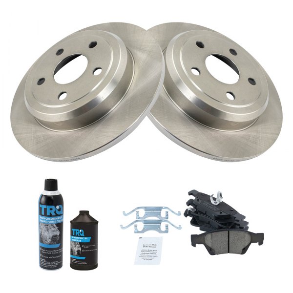 TRQ® - Rear Disc Brake Kit with Ceramic Pads