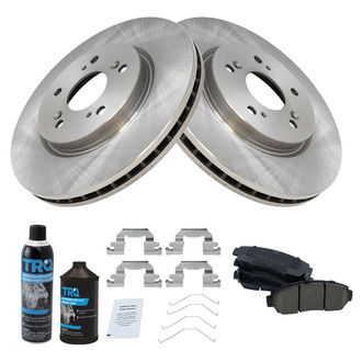 TRQ® - Front Disc Brake Kit with Ceramic Pads
