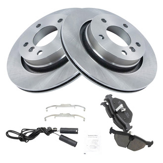 TRQ® - Rear Disc Brake Kit with Ceramic Pads