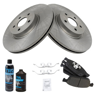 TRQ® - Front Disc Brake Kit with Ceramic Pads
