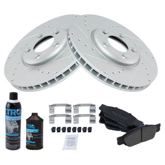 TRQ® - Performance Ceramic Front Brake Kit