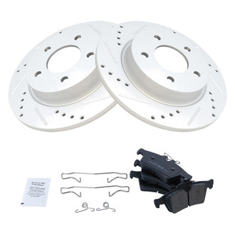 TRQ® - Performance Ceramic Rear Brake Kit