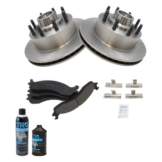 TRQ® - Front Disc Brake Kit with Ceramic Pads