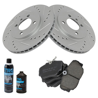 TRQ® - Performance Ceramic Front Brake Kit