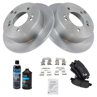 TRQ® - Rear Disc Brake Kit with Ceramic Pads