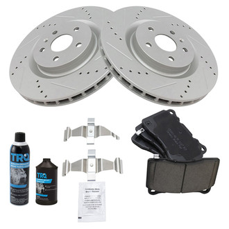TRQ® - Performance Ceramic Front Brake Kit