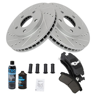 TRQ® - Performance Ceramic Front Brake Kit
