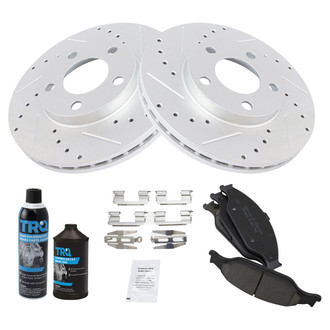 TRQ® - Performance Ceramic Front Brake Kit