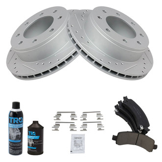 TRQ® - Performance Ceramic Rear Brake Kit