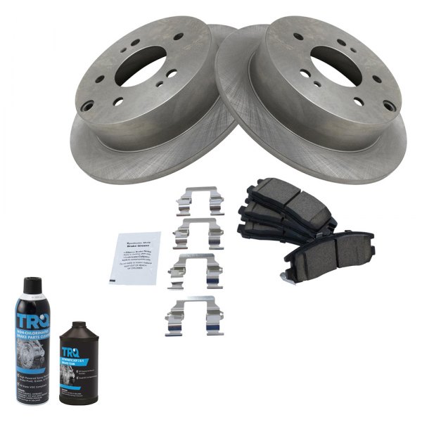 TRQ® - Rear Disc Brake Kit with Ceramic Pads