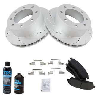 TRQ® - Performance Ceramic Rear Brake Kit