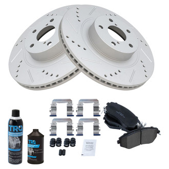 TRQ® - Performance Ceramic Front Brake Kit