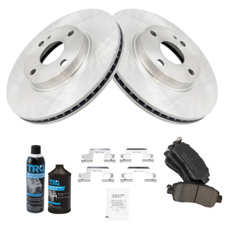 TRQ® - Front Disc Brake Kit with Ceramic Pads