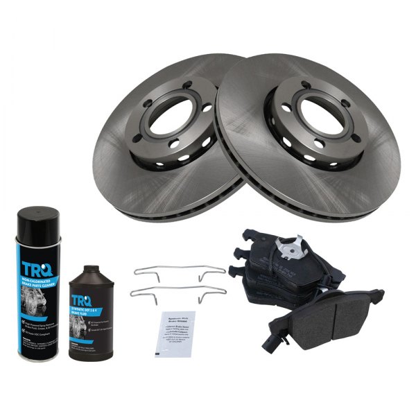 TRQ® - Front Disc Brake Kit with Semi-Metallic Pads