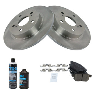 TRQ® - Rear Disc Brake Kit with Ceramic Pads