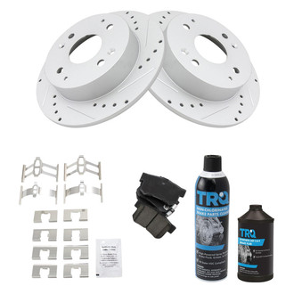 TRQ® - Performance Ceramic Rear Brake Kit