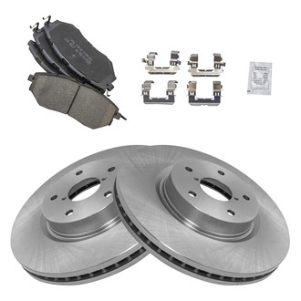 TRQ® - Front Disc Brake Kit with Ceramic Pads