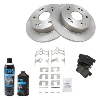 TRQ® - Rear Disc Brake Kit with Ceramic Pads