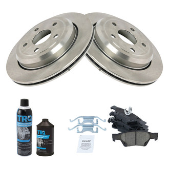 TRQ® - Rear Disc Brake Kit with Ceramic Pads