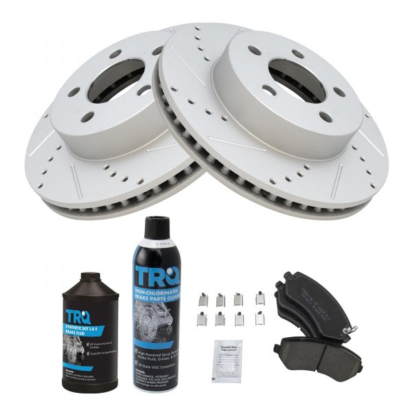 TRQ® - Performance Ceramic Front Brake Kit