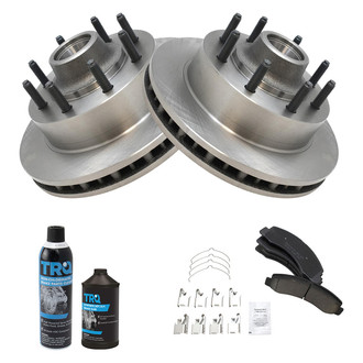 TRQ® - Front Disc Brake Kit with Ceramic Pads