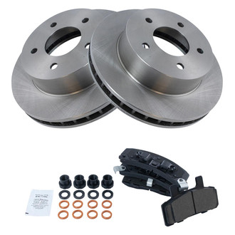 TRQ® - Front Disc Brake Kit with Ceramic Pads