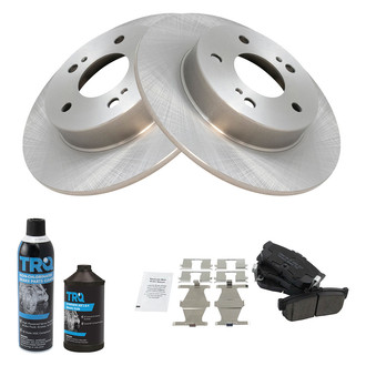 TRQ® - Rear Disc Brake Kit with Ceramic Pads