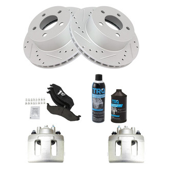 TRQ® - Performance Ceramic Front Brake Kit with Calipers