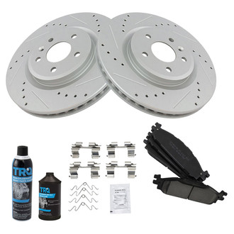 TRQ® - Performance Ceramic Front Brake Kit