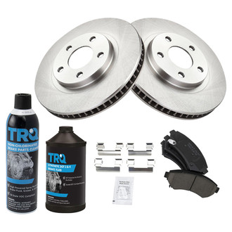 TRQ® - Front Disc Brake Kit with Ceramic Pads