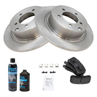TRQ® - Rear Disc Brake Kit with Ceramic Pads
