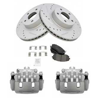 TRQ® - Performance Ceramic Brake Kit with Calipers