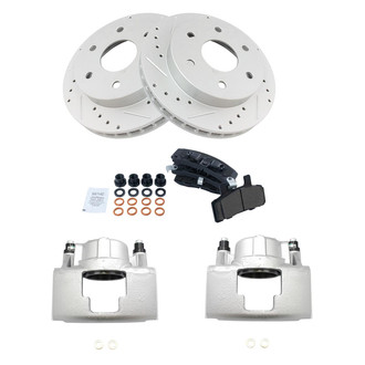 TRQ® - Performance Ceramic Brake Kit with Calipers