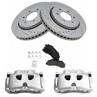 TRQ® - Performance Ceramic Brake Kit with Calipers