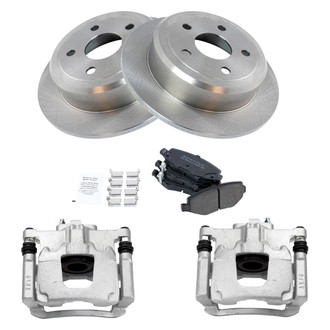 TRQ® - Performance Semi-Metallic Brake Kit with Calipers