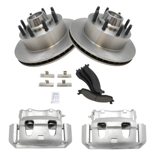 TRQ® - Front Disc Brake Kit with Ceramic Pads and Calipers